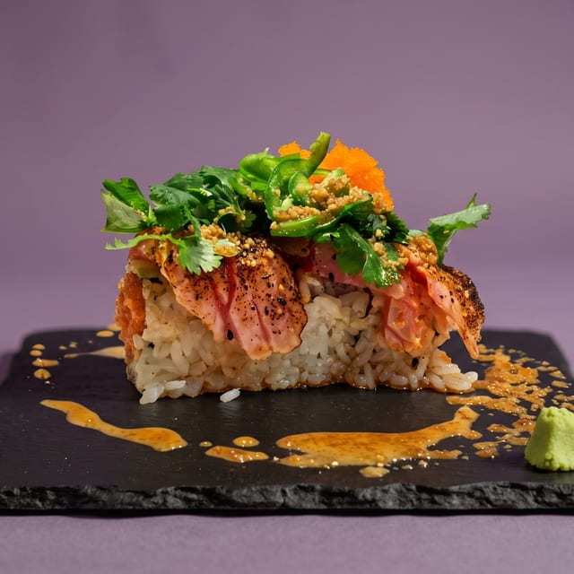Cajun Tuna or Salmon Roll.