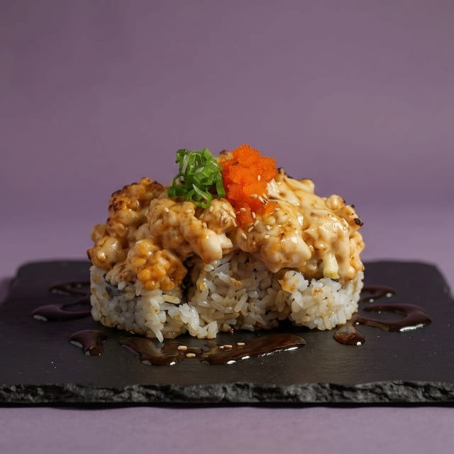 Baked Scallop Roll.